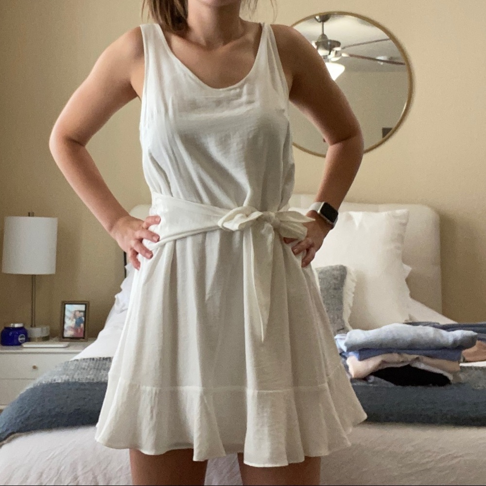 White dress